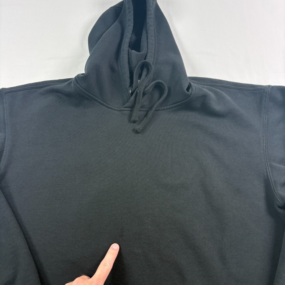 Ariat Rebar Hoodie Mens LT Large Tall Black Spell Out Pullover Workwear Casual - Picture 3 of 10